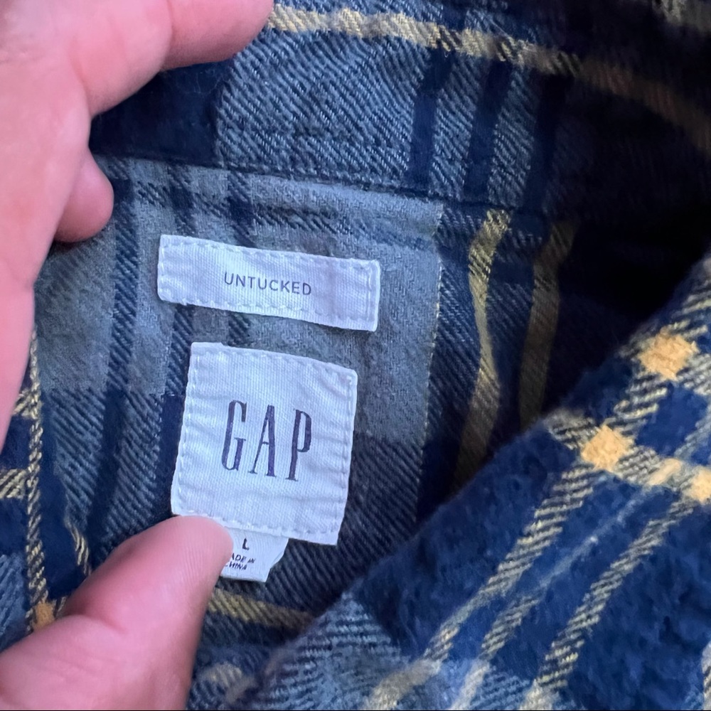 Gap Checkered Flannel - image 4